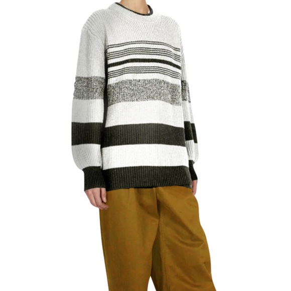 Proenza Schouler White Label Lofty Stripe Oversized Sweater - Picture 2 of 5